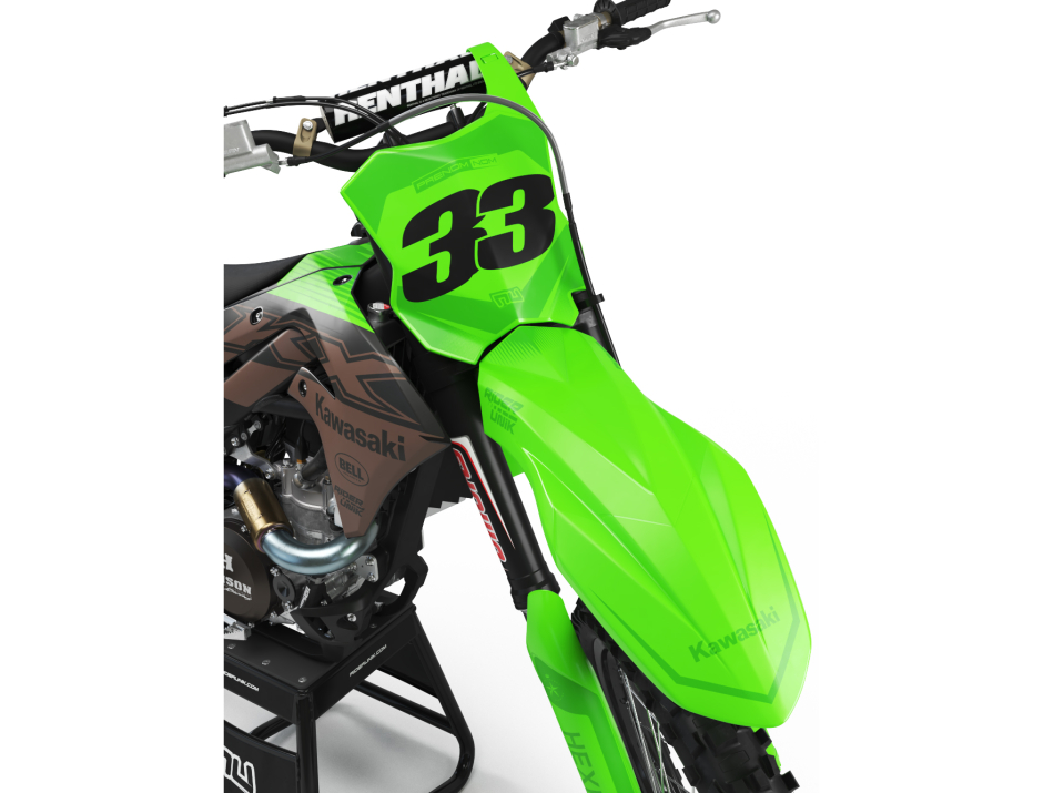 KIT DECO MOTOCROSS KAWASAKI TEALBRO 3