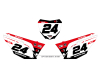 KIT DECO FONDS DE PLAQUES HONDA RIDER 1