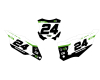 KIT DECO FONDS DE PLAQUES KAWASAKI RIDER 1