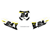 KIT DECO FONDS DE PLAQUES SUZUKI RIDER 1