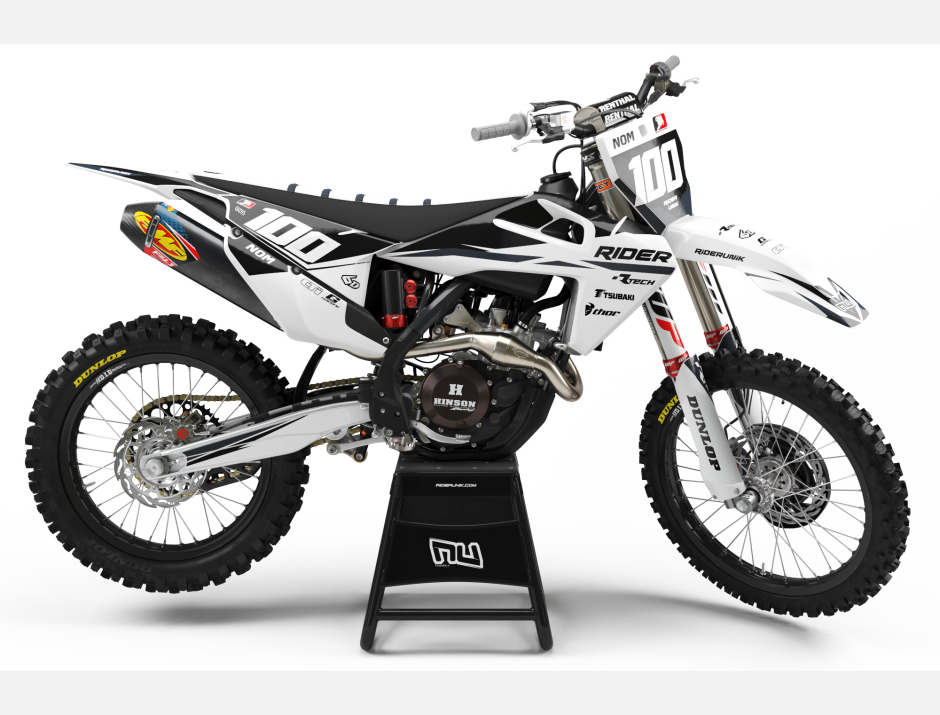 KIT DECO MOTOCROSS HUSQVARNA RIDER  GREY 2019 1