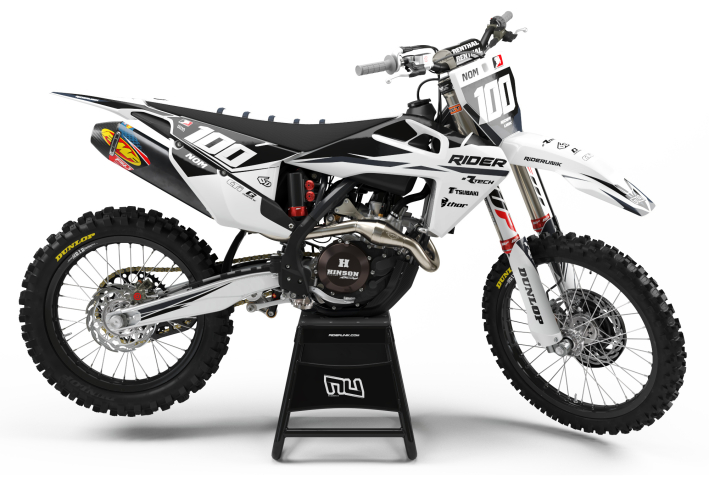 KIT DECO MOTOCROSS HUSQVARNA RIDER  GREY 2019