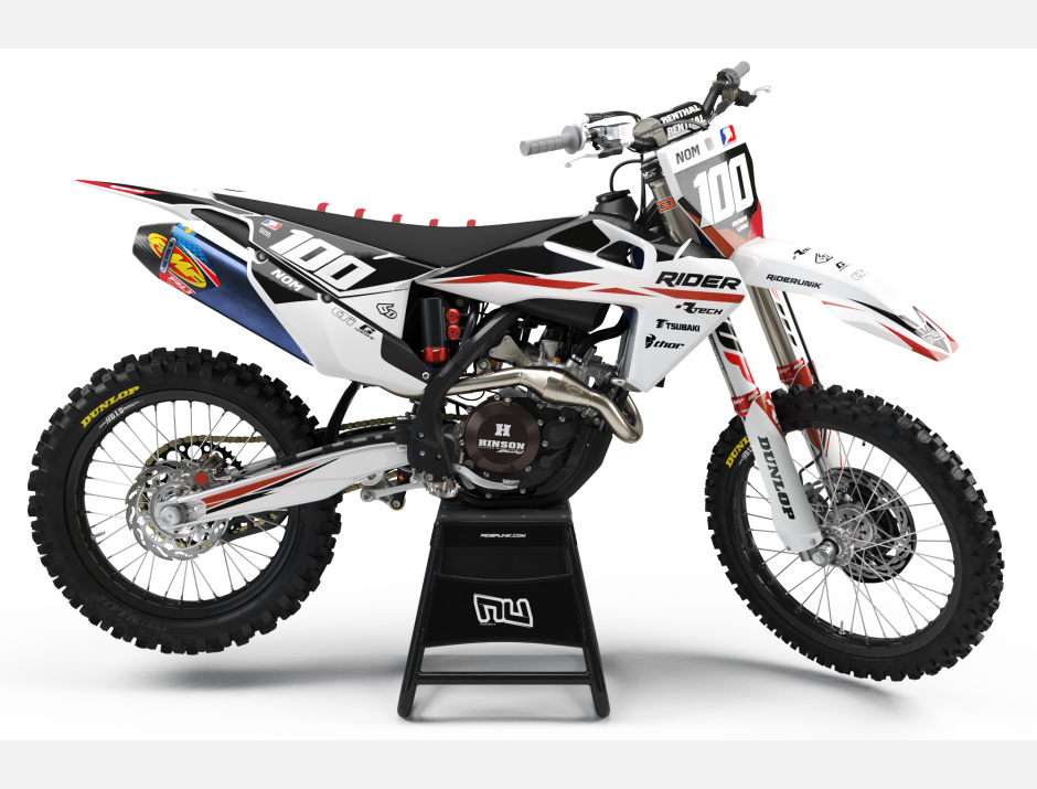 KIT DECO MOTOCROSS HUSQVARNA RIDER RED 2019 1