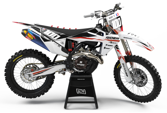 KIT DECO MOTOCROSS HUSQVARNA RIDER RED 2019