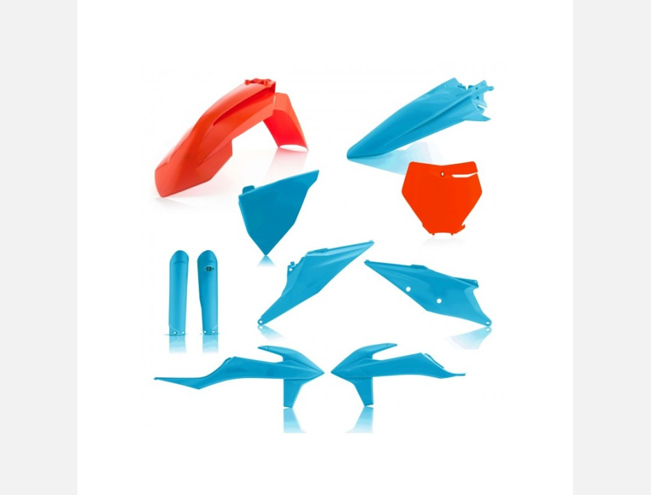 Kit plastique Acerbis Ktm Orange/Bleu 2019 1