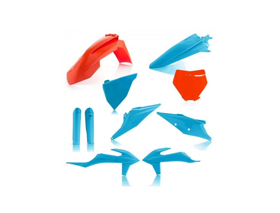 Kit plastique Acerbis Ktm Orange/Bleu 2019 1