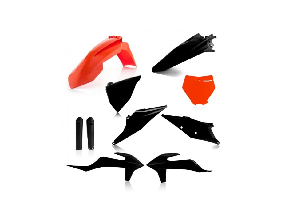 Kit plastique Acerbis Ktm Orange/Black 2019 1
