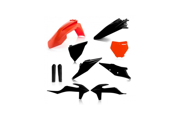 Kit plastique Acerbis Ktm Orange/Black 2019