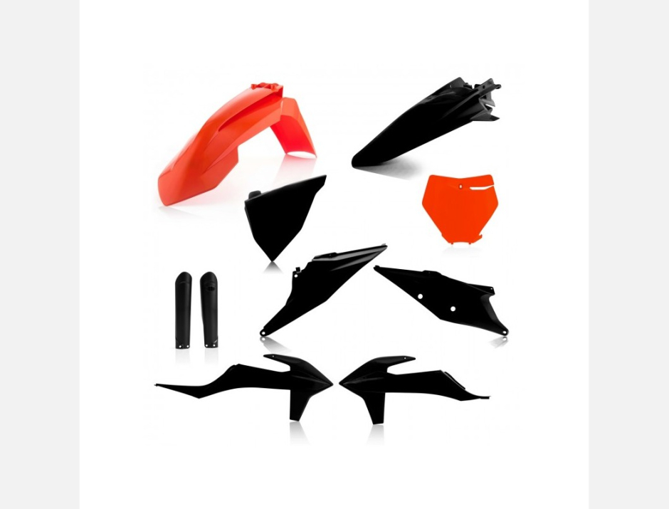 Kit plastique Acerbis Ktm Orange/Black 2019 1
