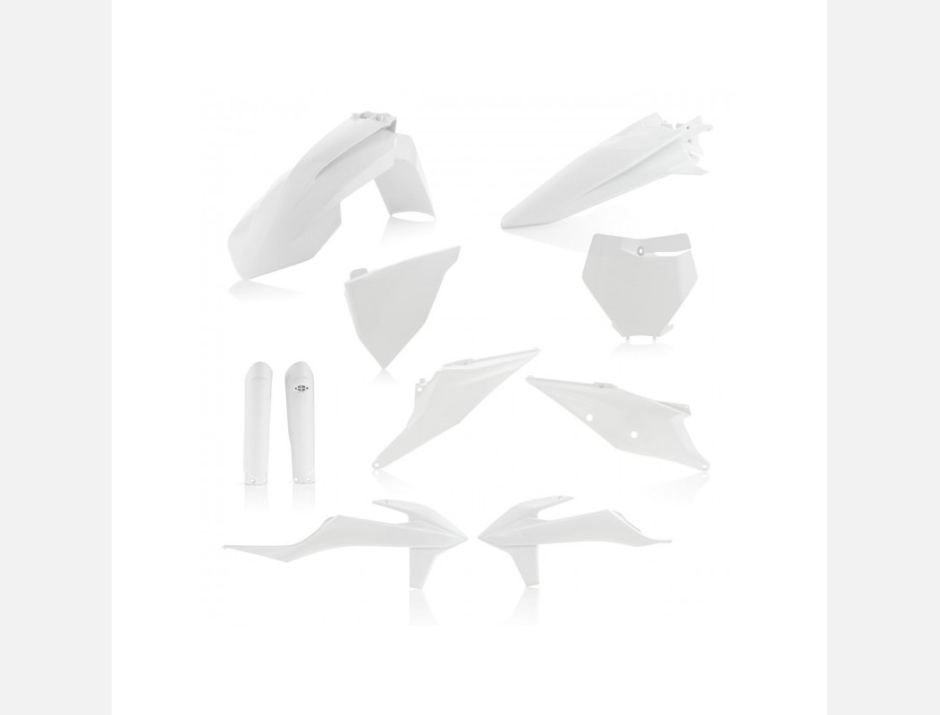 Kit plastique Acerbis Ktm Blanc 2019 1