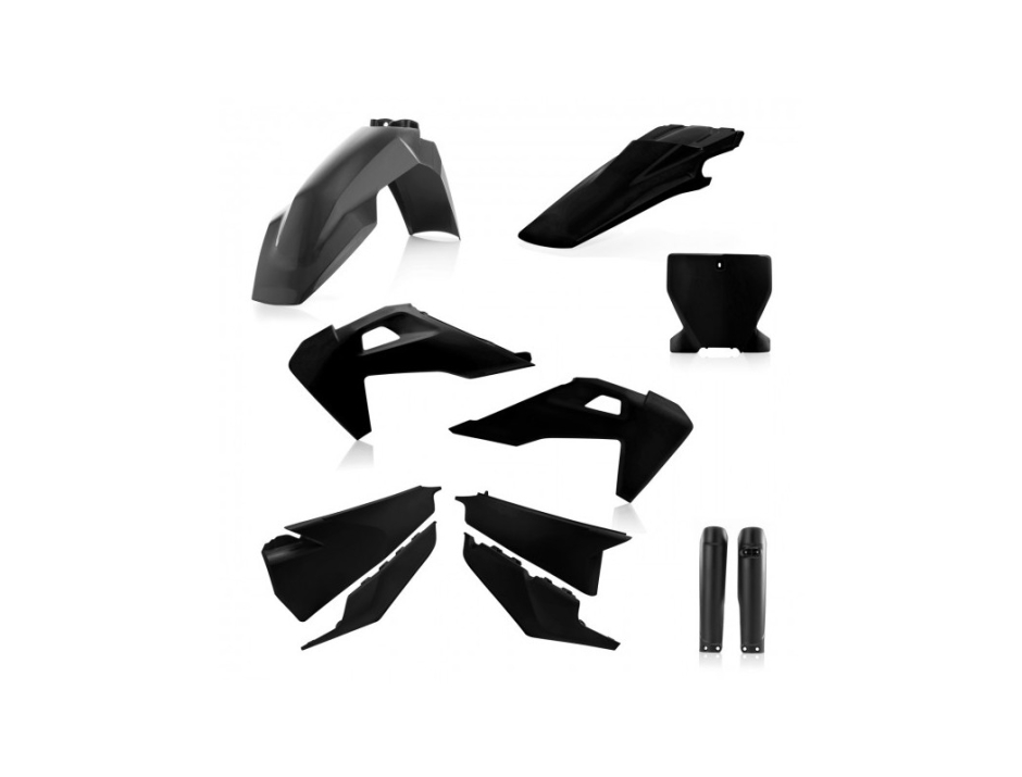 Kit plastique Acerbis Husqvarna TC/TE Noir 2019-2021 1