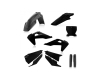 Kit plastique Acerbis Husqvarna TC/TE Noir 2019-2021 1
