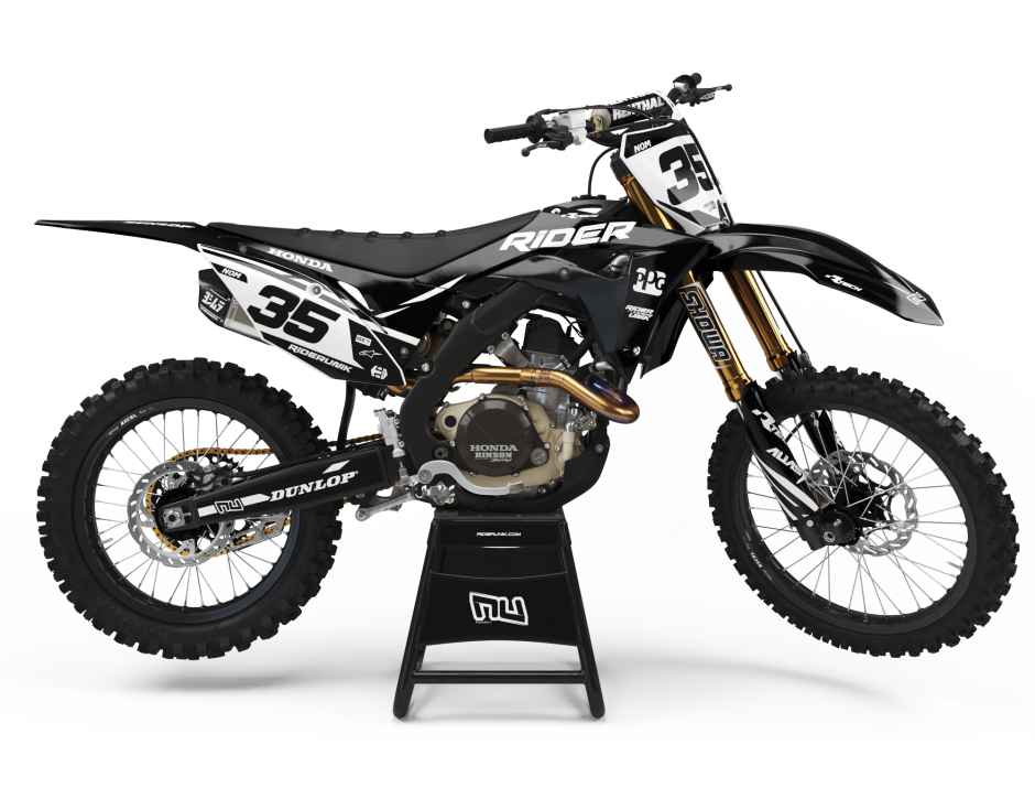 KIT DECO MOTOCROSS CR/CRF RIDER BLACK 1