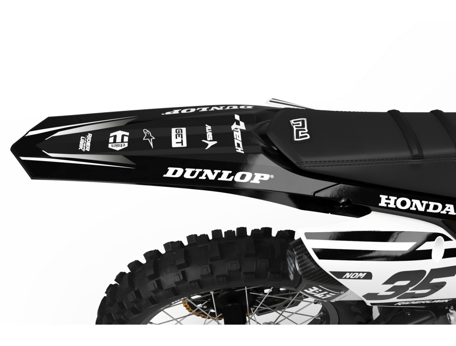 KIT DECO MOTOCROSS CR/CRF RIDER BLACK 2