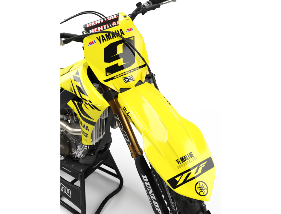 KIT DECO MOTOCROSS YZ/YZF PIPS YELLOW 3