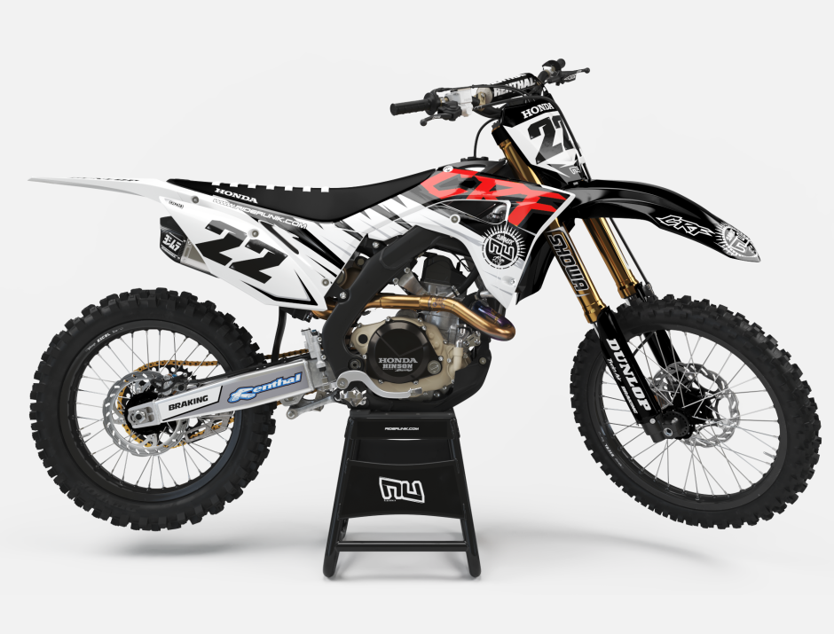 KIT DECO MOTOCROSS CR/CRF SUMMER BLACK 1