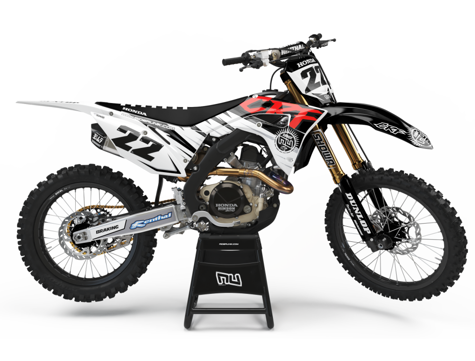 KIT DECO MOTOCROSS CR/CRF SUMMER BLACK 1