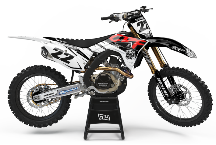 KIT DECO MOTOCROSS CR/CRF SUMMER BLACK