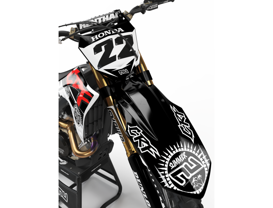 KIT DECO MOTOCROSS CR/CRF SUMMER BLACK 3