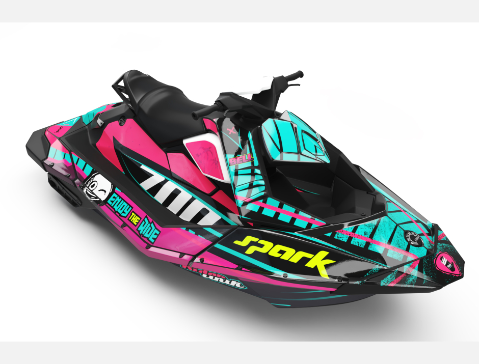 KIT DECO SEA-DOO SPARK ENJOY THE RIDE CUP 1