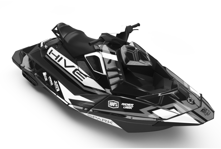 KIT DECO SEA-DOO SPARK HIVE GREY