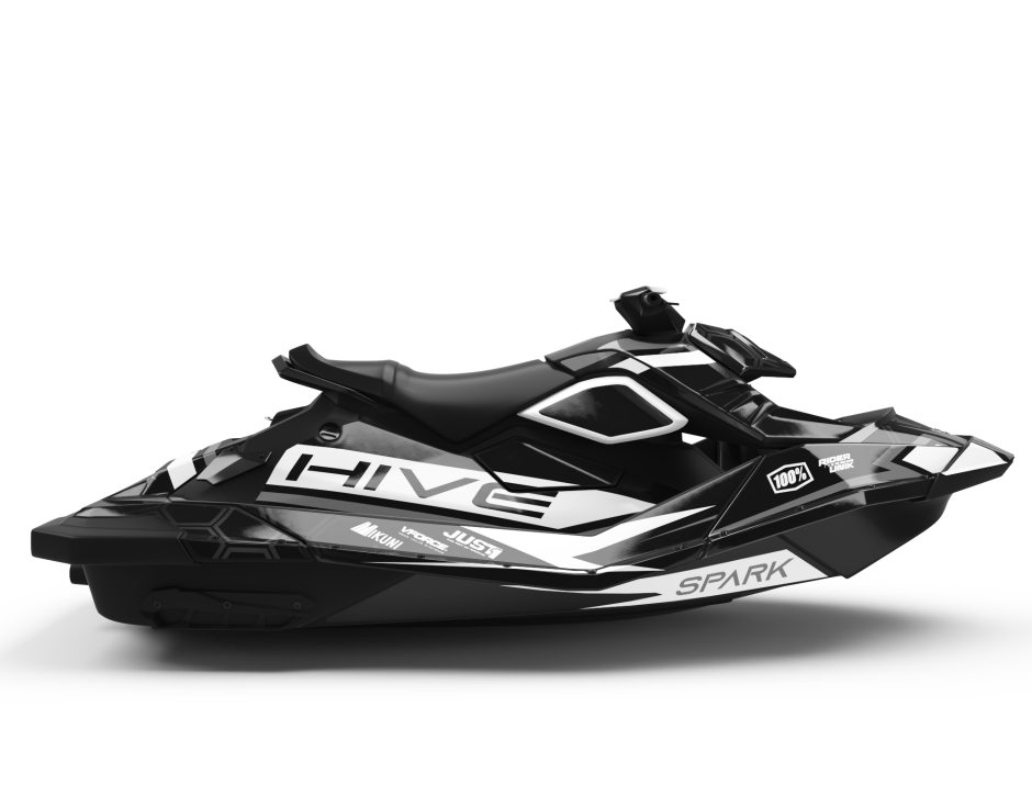 KIT DECO SEA-DOO SPARK HIVE GREY 2