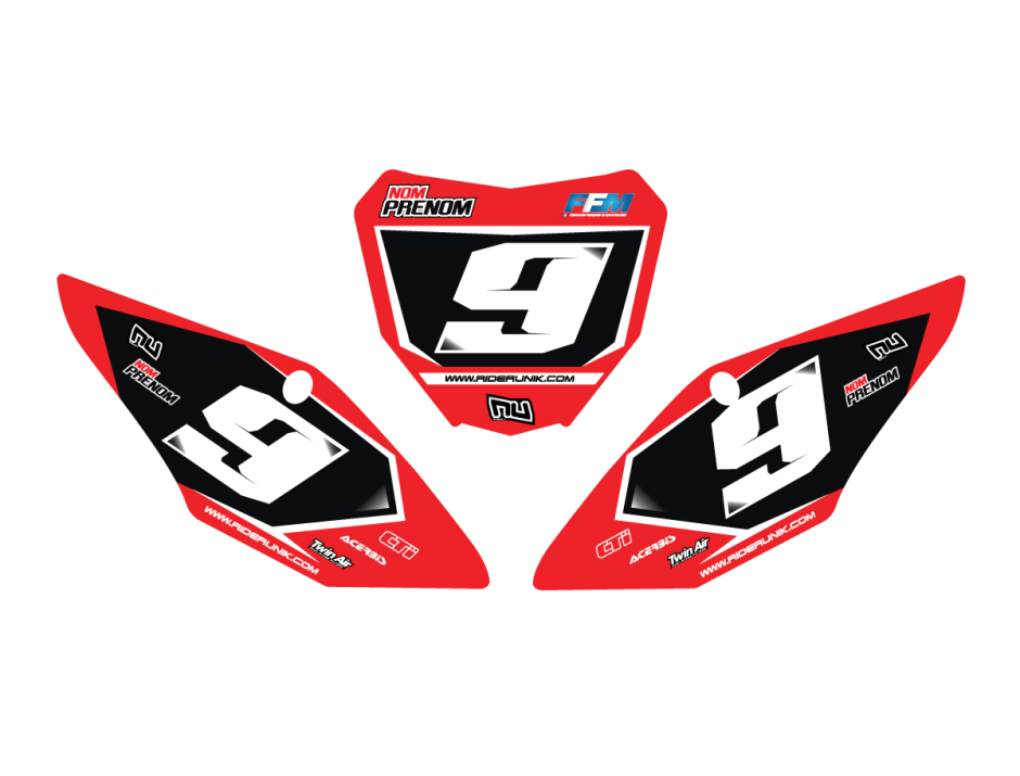 KIT DECO FONDS DE PLAQUES HONDA PIPS 1