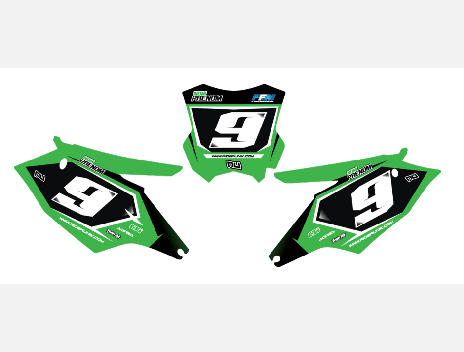 KIT DECO FONDS DE PLAQUES KAWASAKI PIPS 1