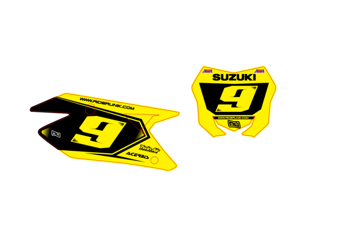 KIT DECO FONDS DE PLAQUES SUZUKI PIPS