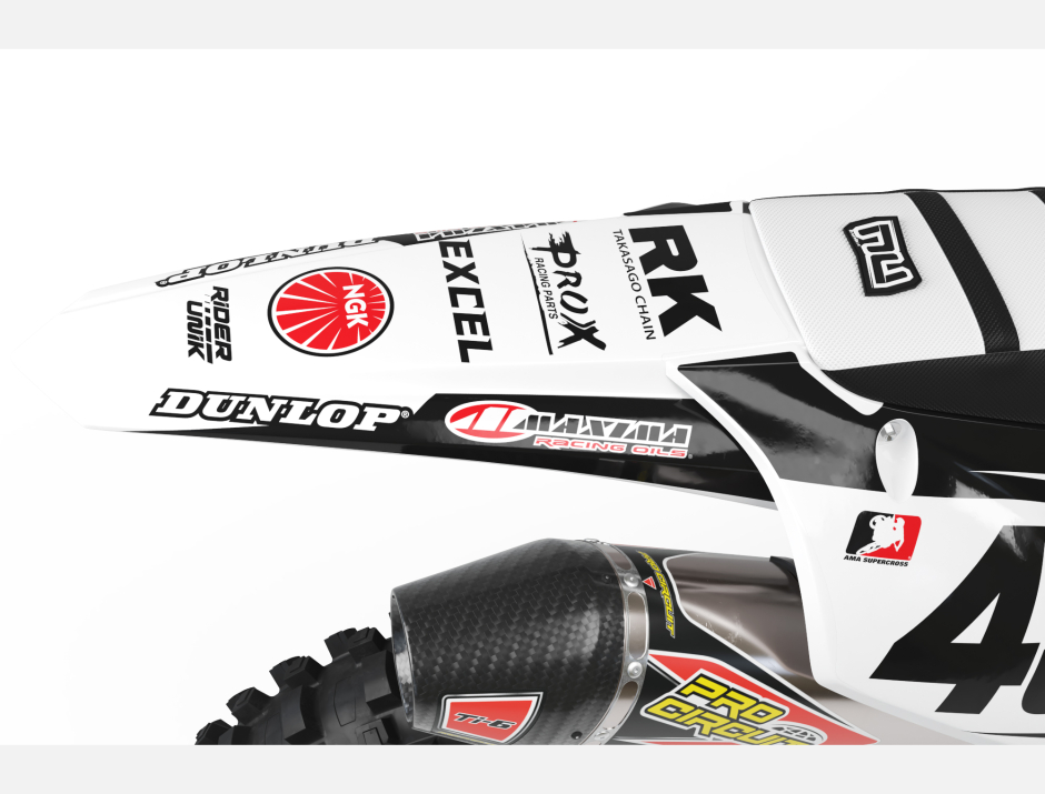 KIT DECO MOTOCROSS KAWASAKI DBY WHITE 2
