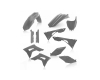 Kit plastique Acerbis Honda gris 1