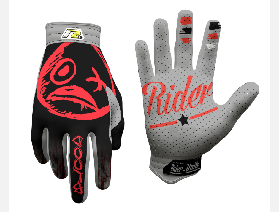Gants motocross RiderUnik Blood 2