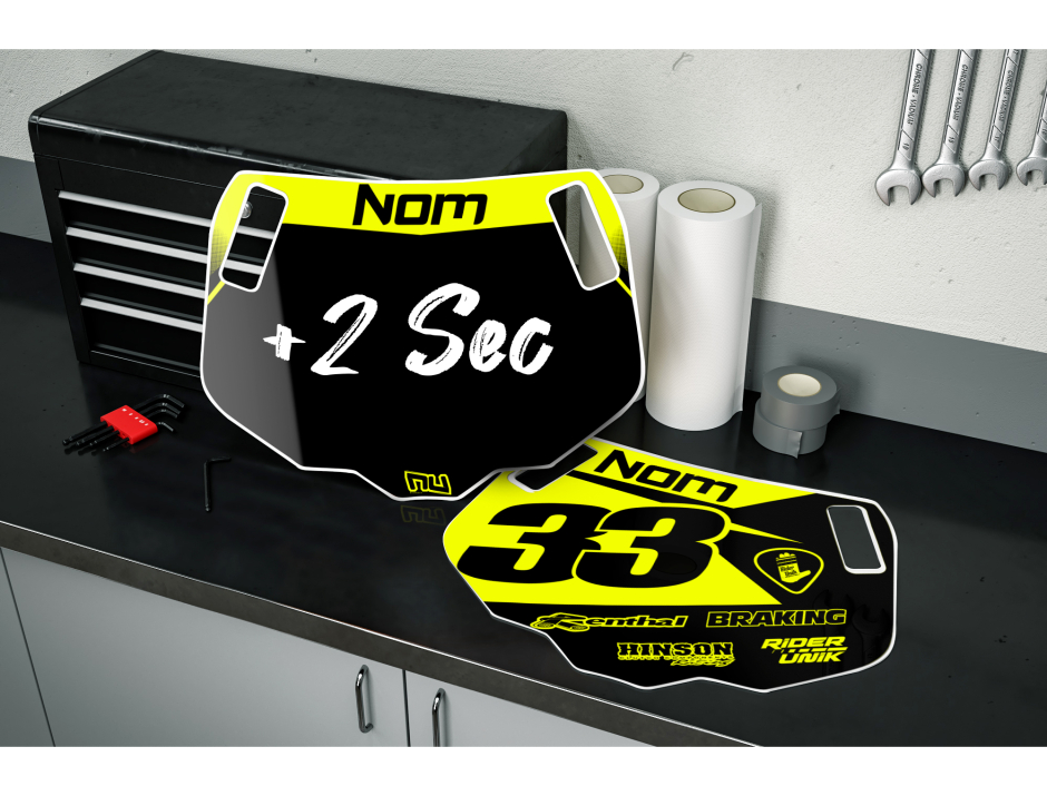 Panneau RiderUnik Tealbro Fluo personnalisable 1