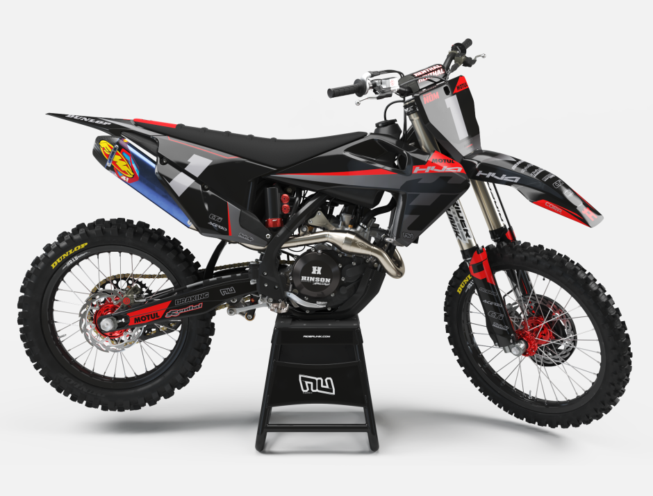 KIT DECO MOTOCROSS HUSQVARNA CORP BLACK 1