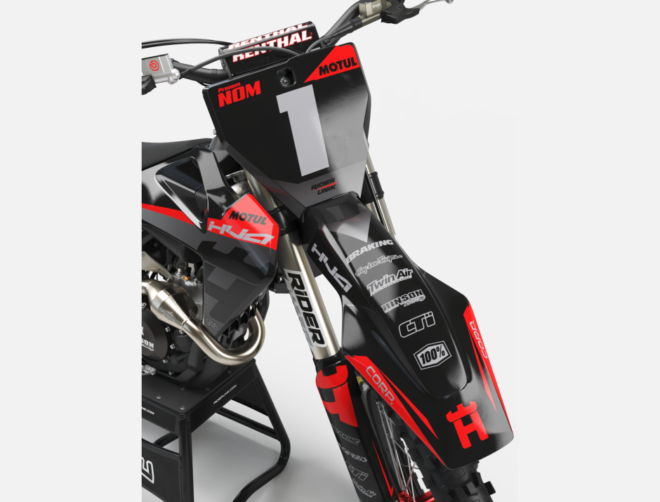 KIT DECO MOTOCROSS HUSQVARNA CORP BLACK 3