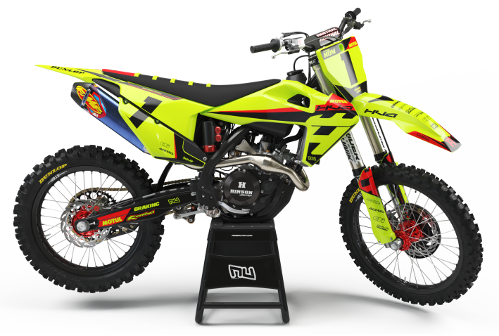 KIT DECO MOTOCROSS HUSQVARNA CORP FLUO