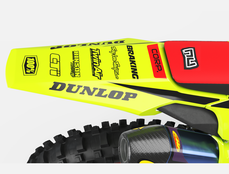 KIT DECO MOTOCROSS HUSQVARNA CORP FLUO 2