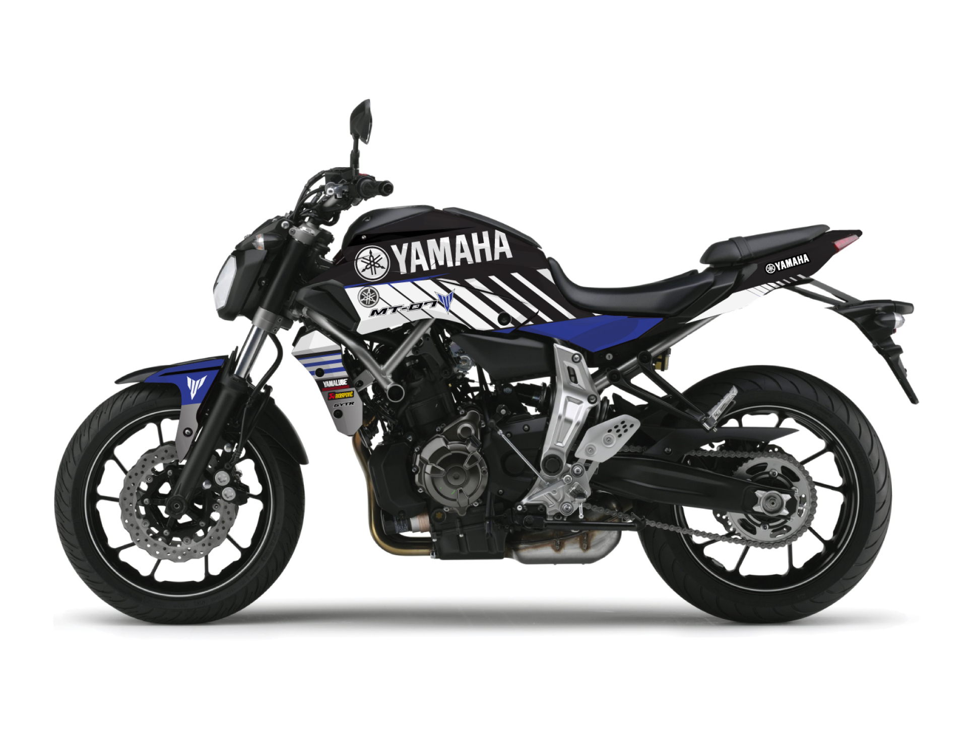KIT DECO YAMAHA MT  07  RACE BLEU 