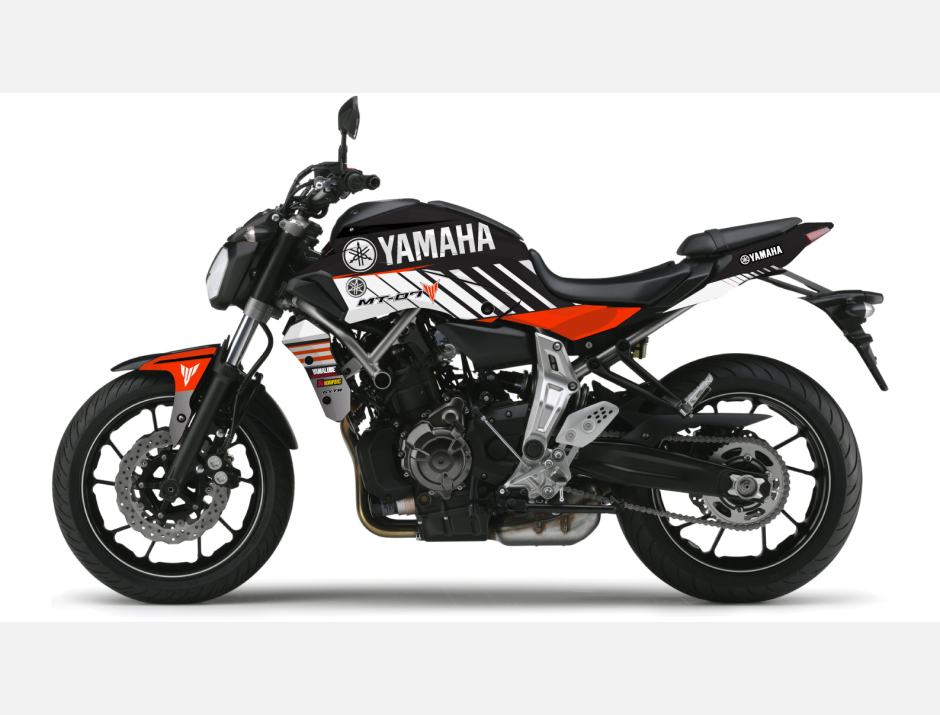 KIT DECO YAMAHA MT 07 RACE ORANGE 1
