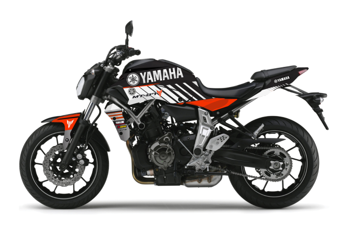 KIT DECO YAMAHA MT 07 RACE ORANGE