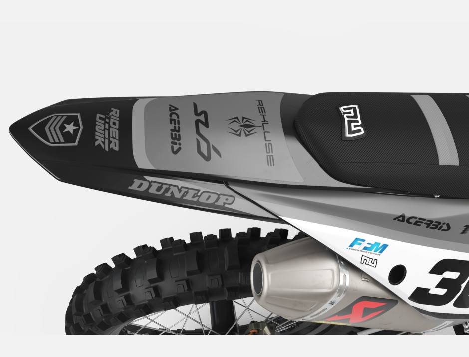 KIT DECO MOTOCROSS KTM BULLET GREY 2