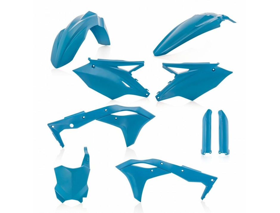Kit plastique Acerbis Kawasaki Cyan 1