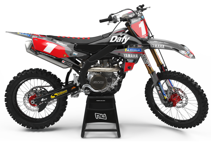 KIT DECO MOTOCROSS YZ/YZF GSM GREY 2020