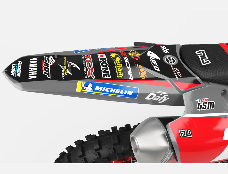 KIT DECO MOTOCROSS YZ/YZF GSM GREY 2020 2