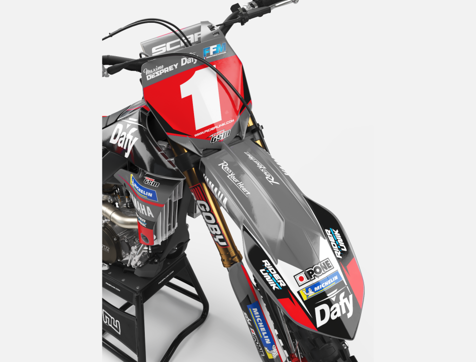 KIT DECO MOTOCROSS YZ/YZF GSM GREY 2020 3