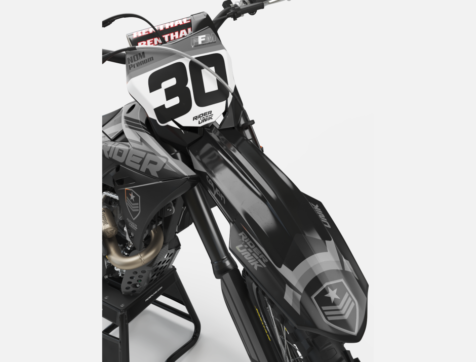 KIT DECO MOTOCROSS SUZUKI BULLET GREY 3