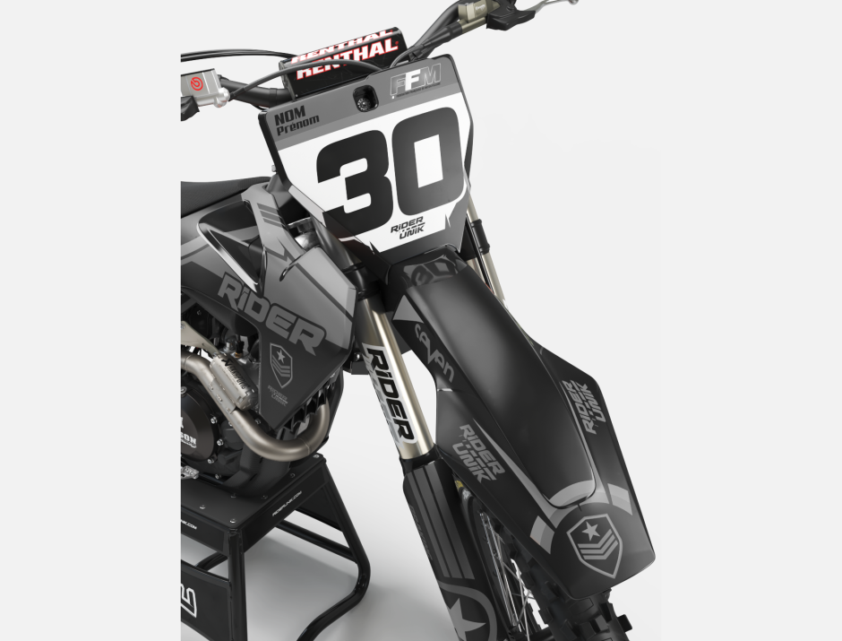 KIT DECO MOTOCROSS HUSQVARNA BULLET GREY 3