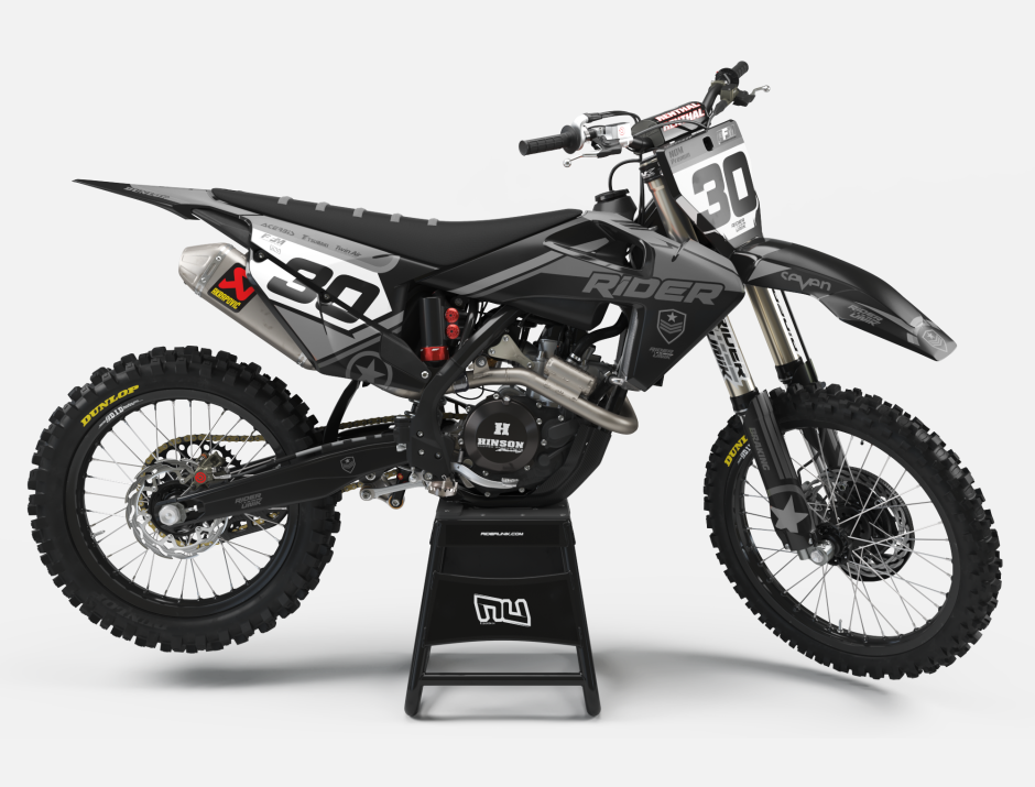 KIT DECO MOTOCROSS HUSQVARNA BULLET GREY 1