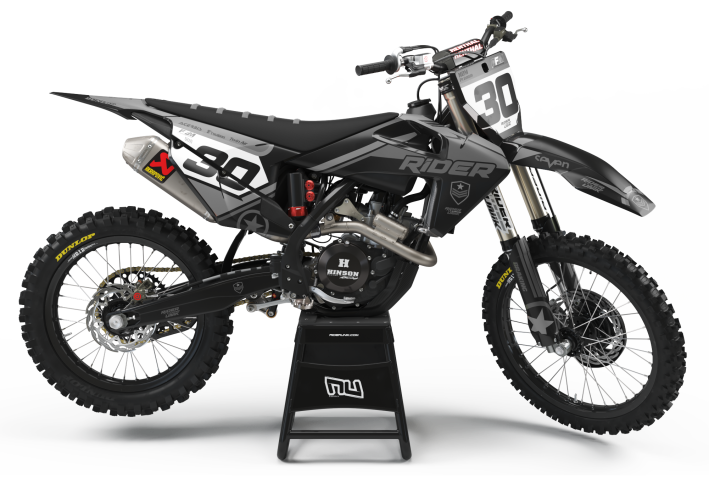 KIT DECO MOTOCROSS HUSQVARNA BULLET GREY