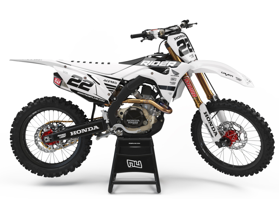 KIT DECO MOTOCROSS CR/CRF RIDE WHITE 1